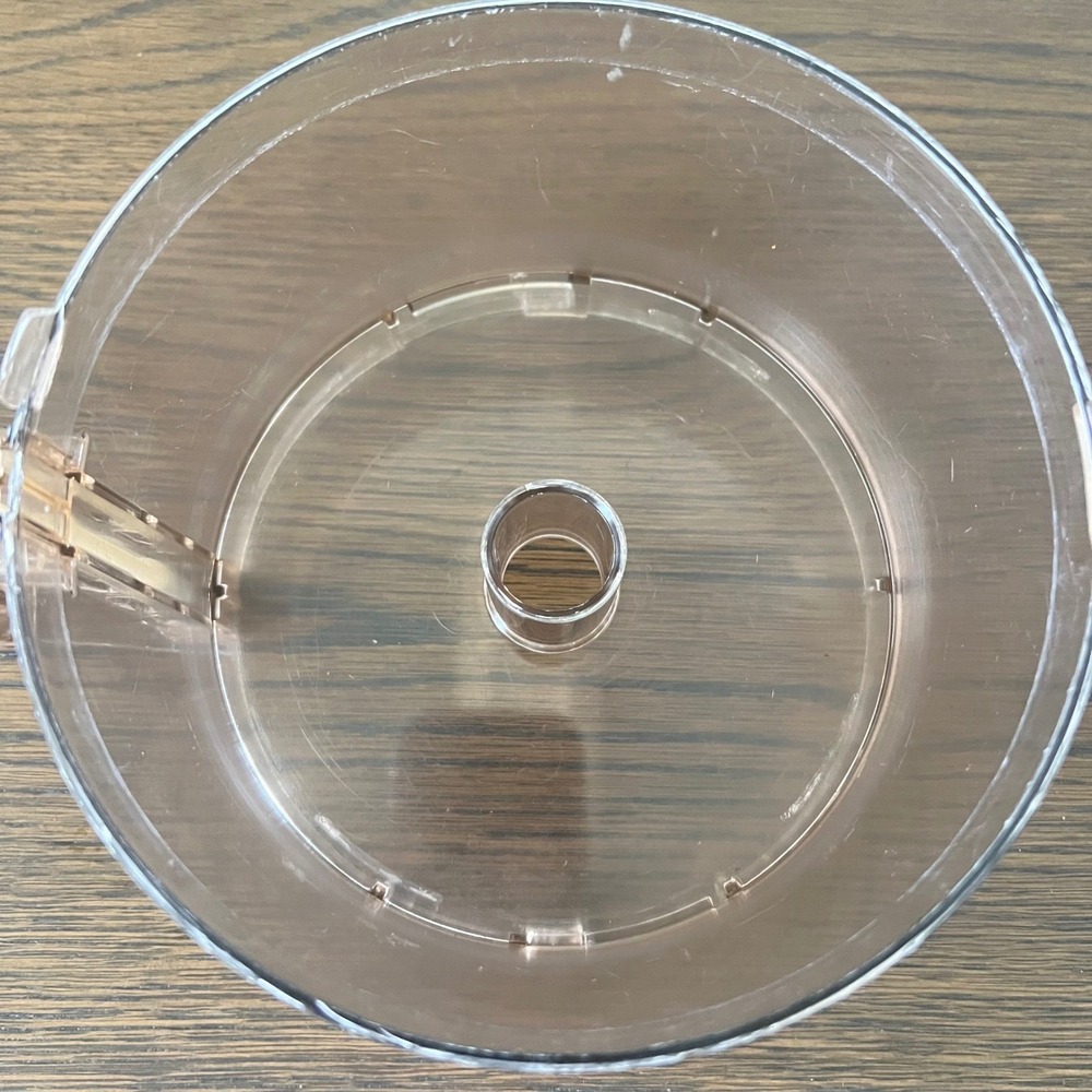 Cuisinart DLC-10 Food Processor Replacement Work Bowl Amber Tinted Vintage - Picture 3 of 7